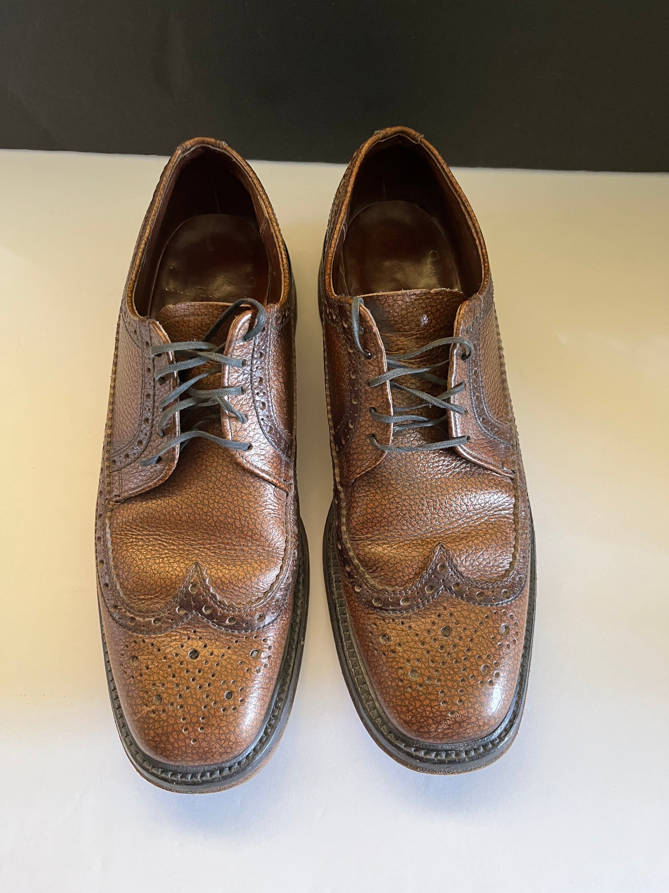 Vintage Weyenberg Massagic Longwing Wingtip Men's Size 10.5