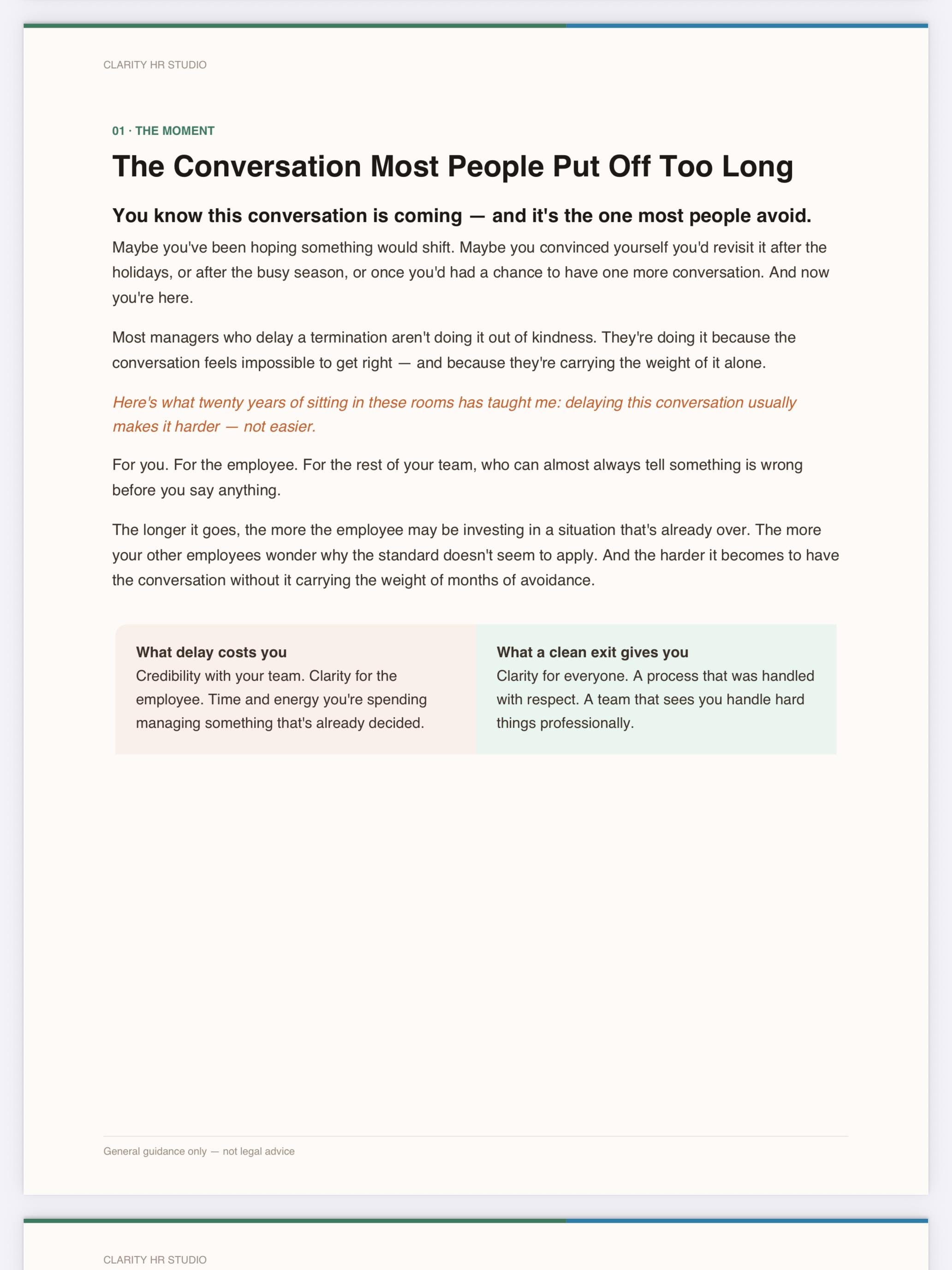 Employee Separation HR Toolkit - Termination & Exit Conversations Made ...