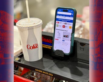 Costco Snack Rack - Executive Edition– NFC Tap Enabled Cart Tray, Phone Stand, Card Slot, Father's Day Gift