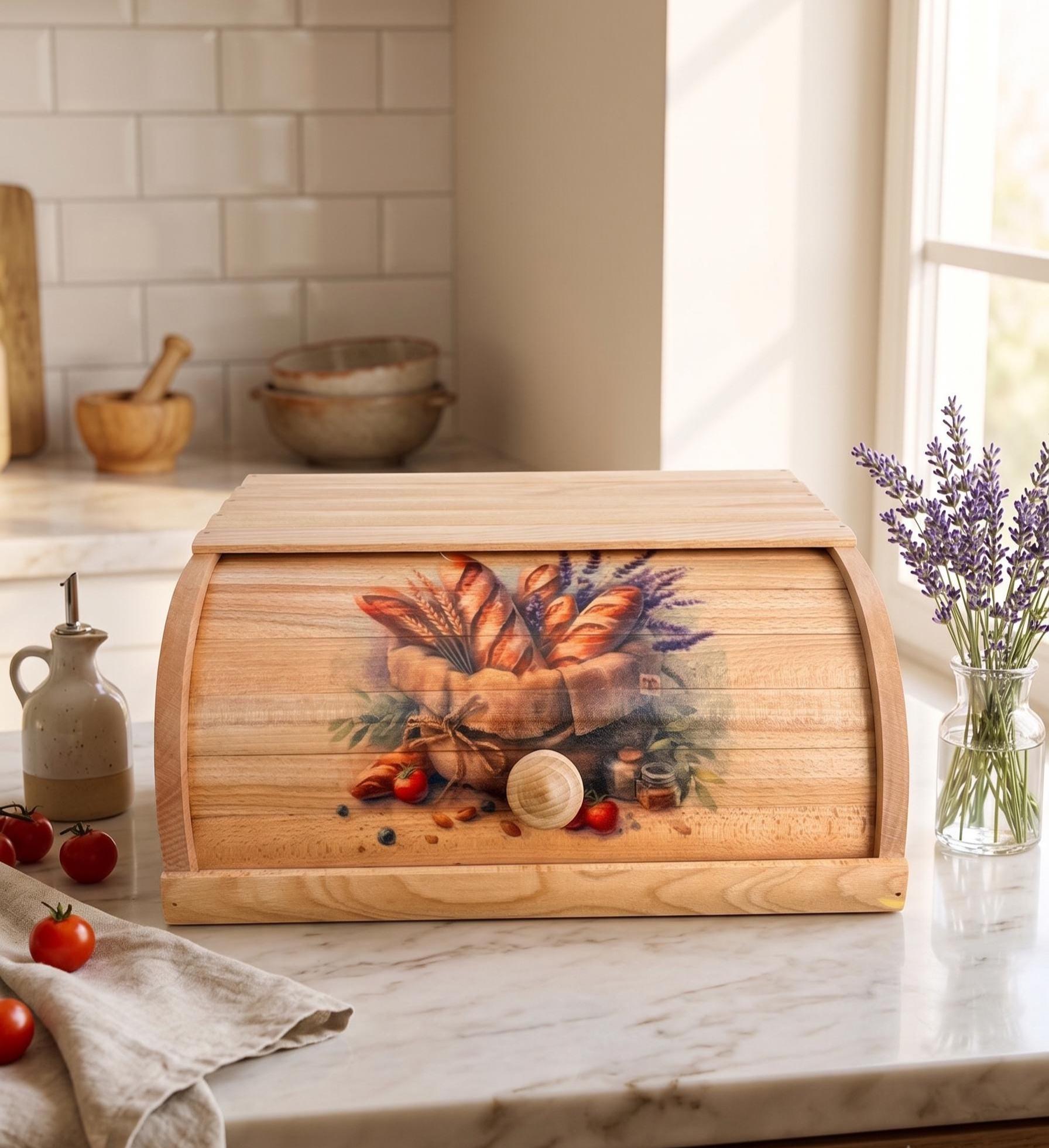 French Country Breadbox - Etsy