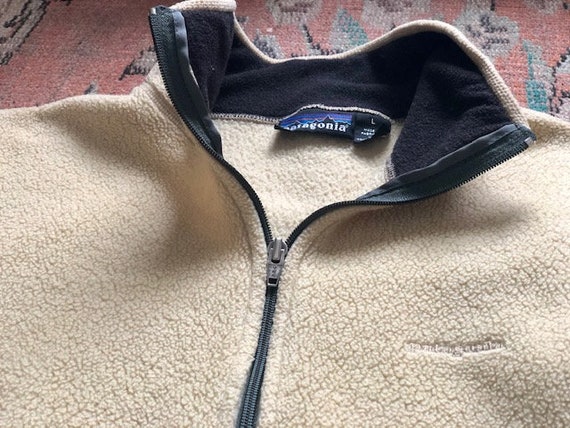 Patagonia Synchilla Pile Fleece Cream/Ivory Half-Z