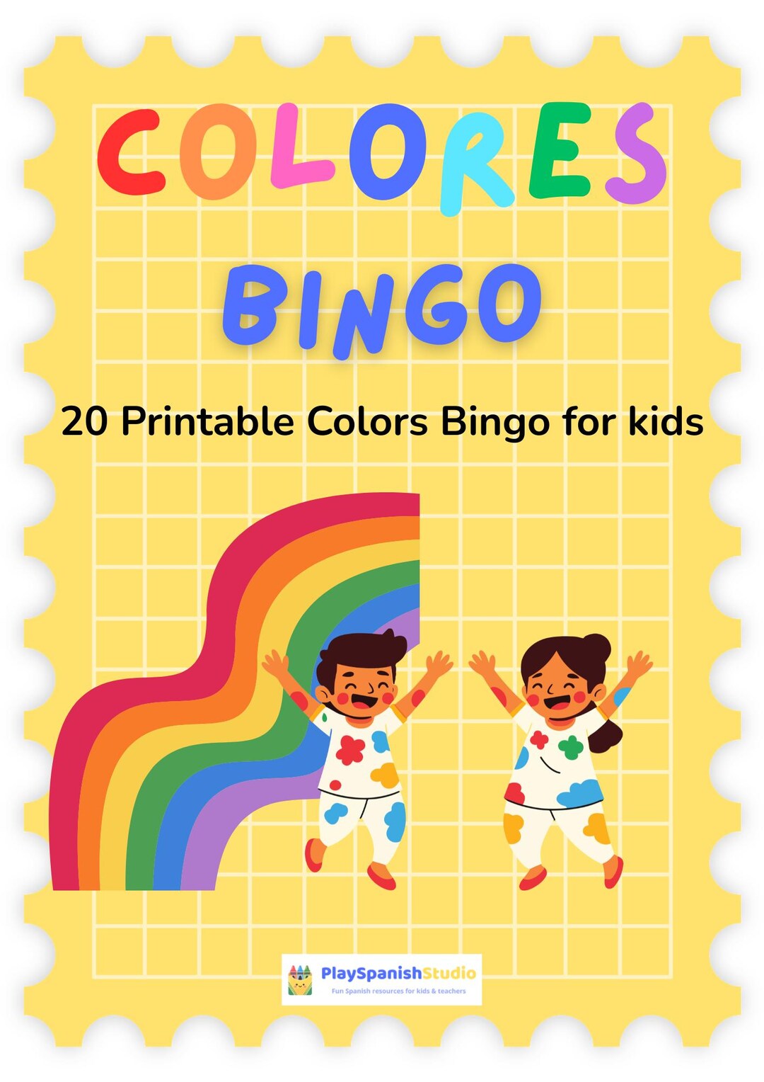 Spanish Colors Bingo Printable | Fun Spanish Game for Kids | Preschool ...
