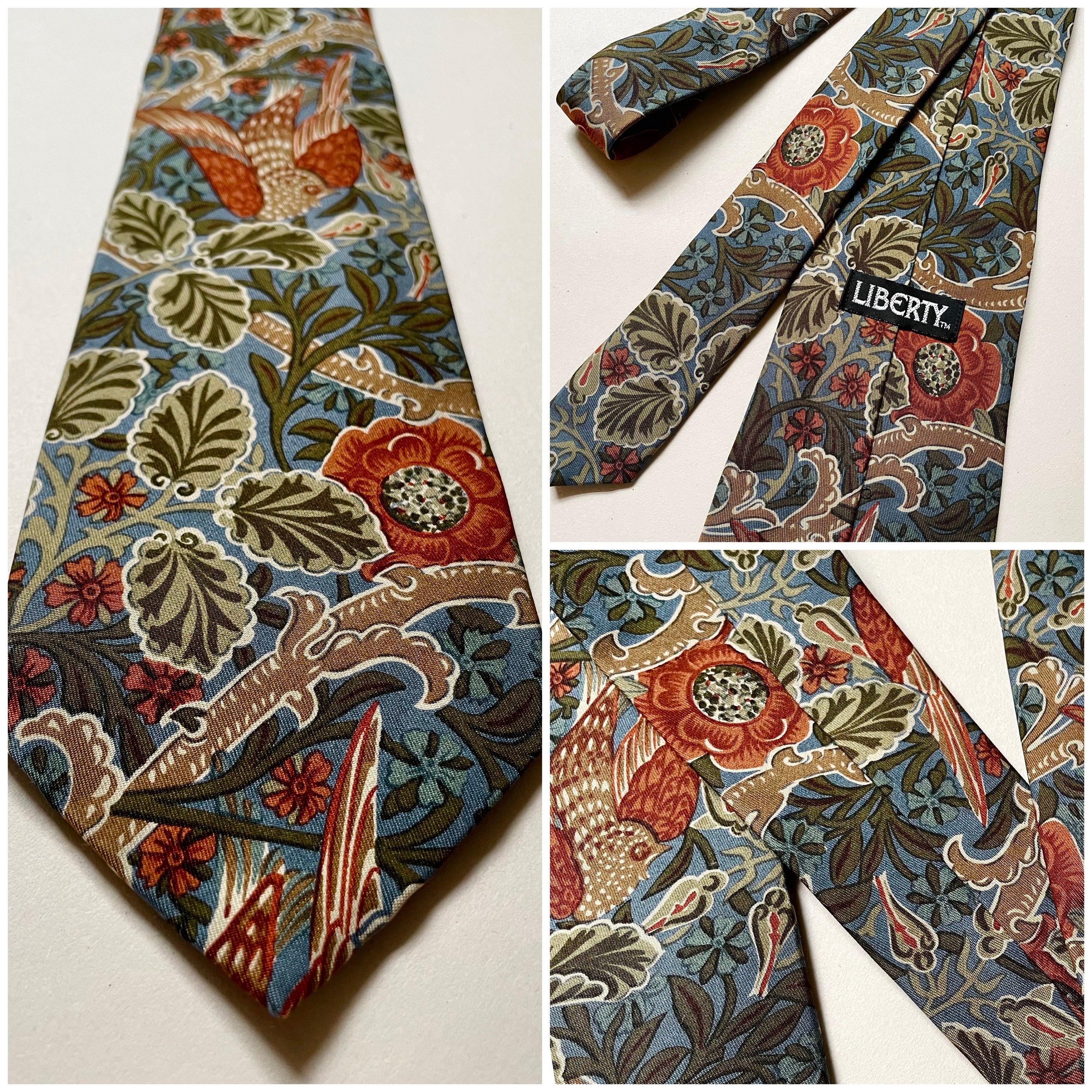 Liberty London Vintage Silk Tie - Etsy