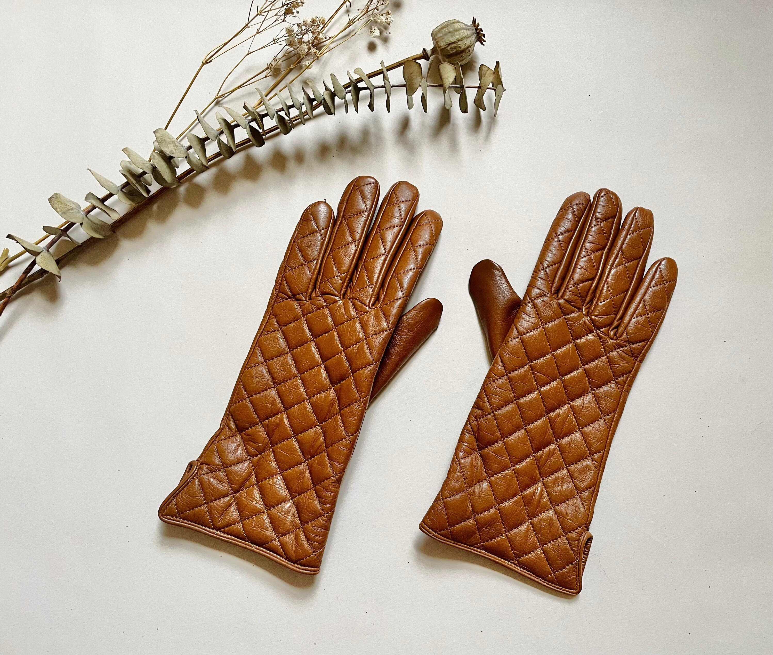 leather gloves louis vuitton