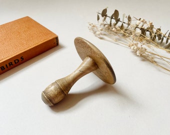 Vintage Wooden Darning Mushroom