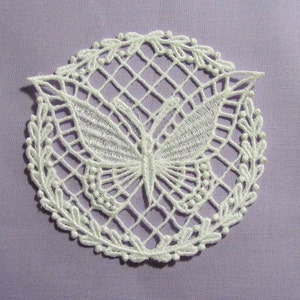 Butterfly Lace Doily Coaster image 2