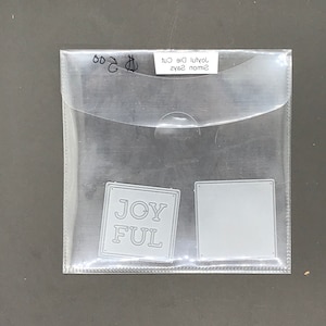 2 PC Joyful Die Cut
