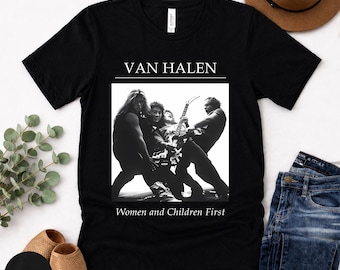 Van Halen Women and Children First T-Shirt: Classic 80s Rock Band Tee