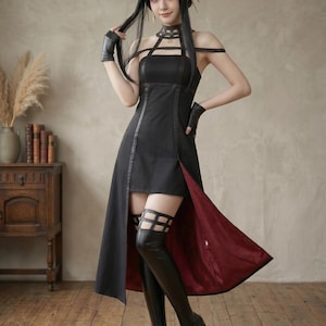 black clover dress Black Clover Vanessa Wine Bar Cosplay Costume Outfit Uniform Free Shipping &