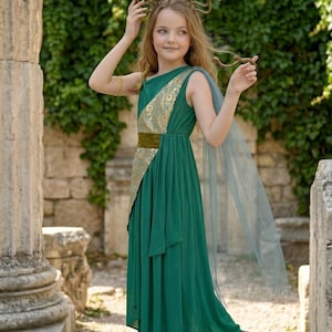 green chiton dress Chiton Dress