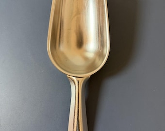 Cuchara para hielo/harina Vintage American Metalcraft, fabricada en Japón, de acero inoxidable 18-8.