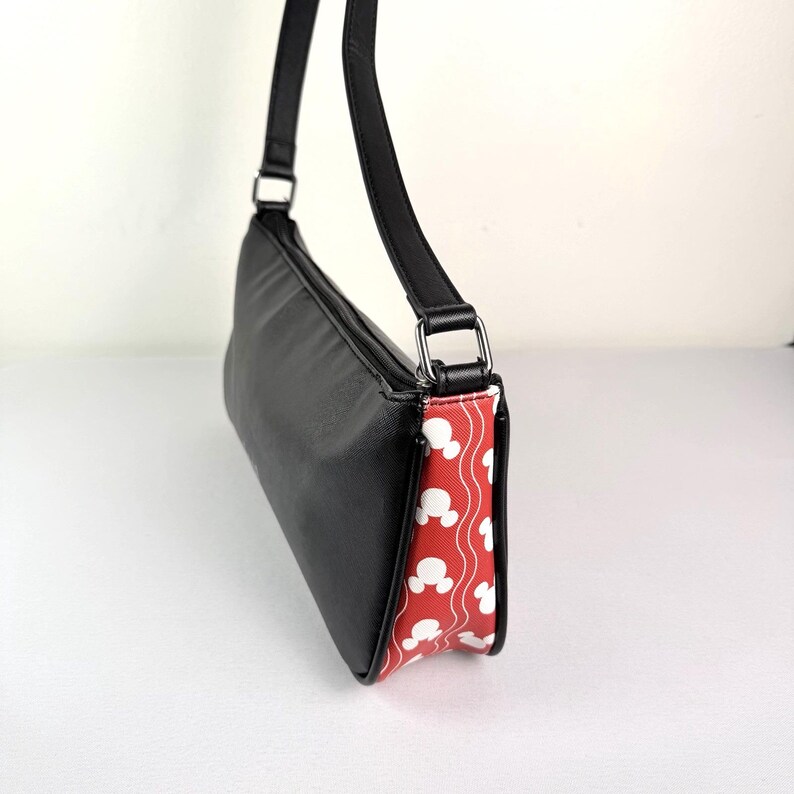 Dani by Danielle Nicole Disney Mickey Mouse Shoulder Bag Black Red image 3