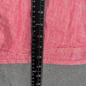 Tommy Bahama Men's Linen Short Sleeve Shirt Pink Size XL zdjęcie 7
