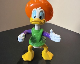Figura o adorno para pastel de PVC del Pato Donald de McDonald's Disney Epcot México, año 1993.