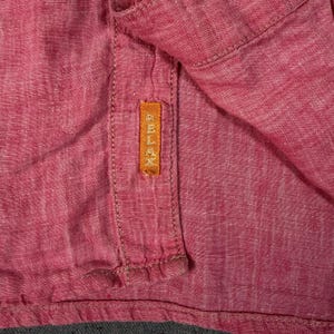 Tommy Bahama Men's Linen Short Sleeve Shirt Pink Size XL zdjęcie 8