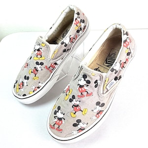 Vans x Disney Mickey Mouse Classic Slip-On - Gray/Multicolor s-l400.jpg main image 4