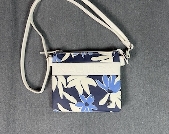 Nautica Women's Floral Printed Crossbody Shoulder Purse Bag Adjustable Strap