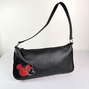 Dani by Danielle Nicole Disney Mickey Mouse Shoulder Bag Black Red image 1