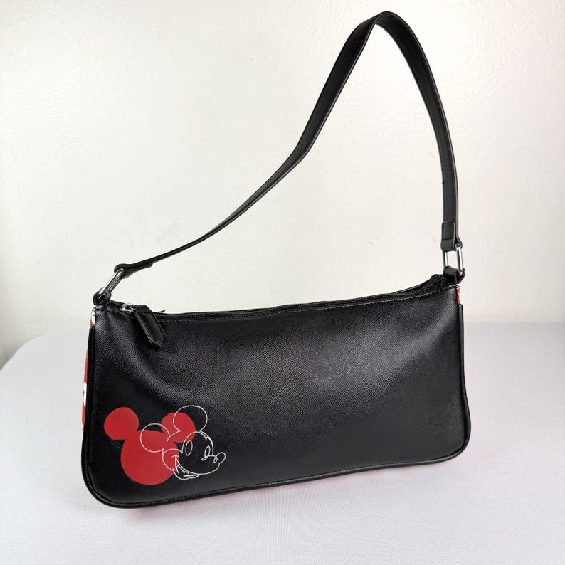 Dani by Danielle Nicole Disney Mickey Mouse Shoulder Bag Black Red image 1
