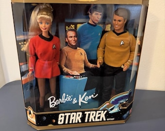 Barbie y Ken Star Trek Edición Coleccionista 30 Aniversario 1996 Vintage