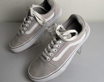 VANS Ward Canvas Low Top Gray Women's Sneakers Skate Shoes