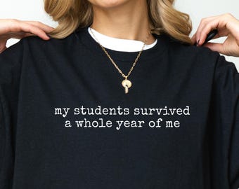 Camiseta de fin de curso para profesores, camiseta unisex para profesores, camiseta del último día de clase, camiseta de vacaciones de verano para profesores, regalo para profesores