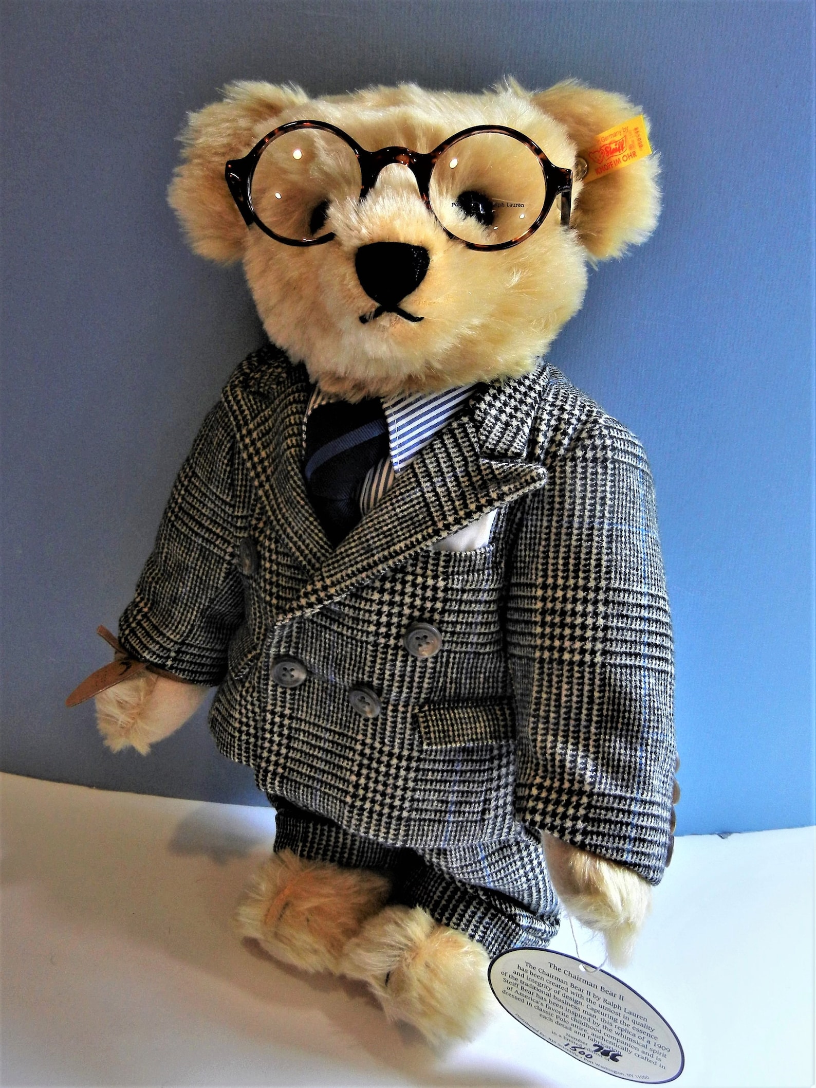 Steiff Ralph Lauren Polo Chairman of the Board Teddy Bear | Etsy