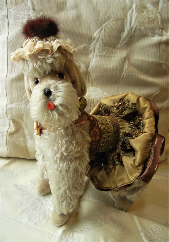 steiff poodle dog