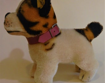 SALE Priced-Steiff Bulldog Bully Art and Collectibles 17cm Jointed Neck  Large Doll Sized IDs v.EXC 1950s