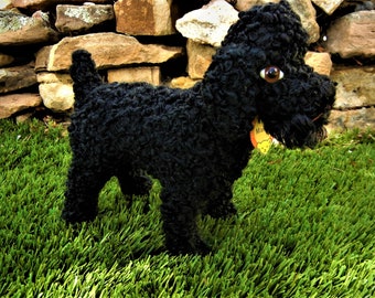 SALE Priced-v.RARE Steiff Standard Poodle Dog Maidy IDs 1959 (only) German Pudel Art and Collectible Toy Hunde MINT