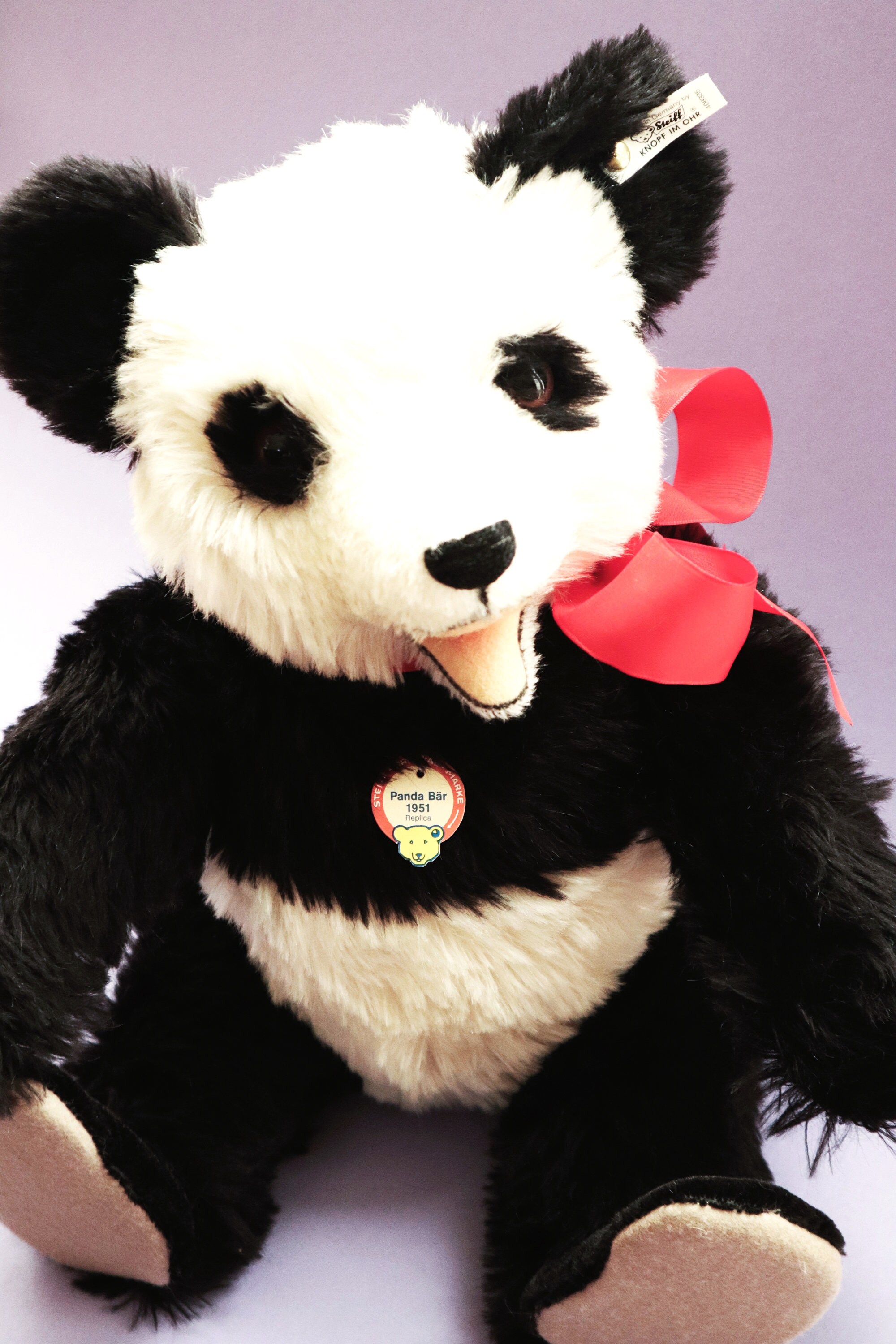 シュタイフ　レプリカ　☆Panda Bear Replica 1951 Sale Priced Vintage Steiff Panda Bear 1951 Replica LTD. Ed
