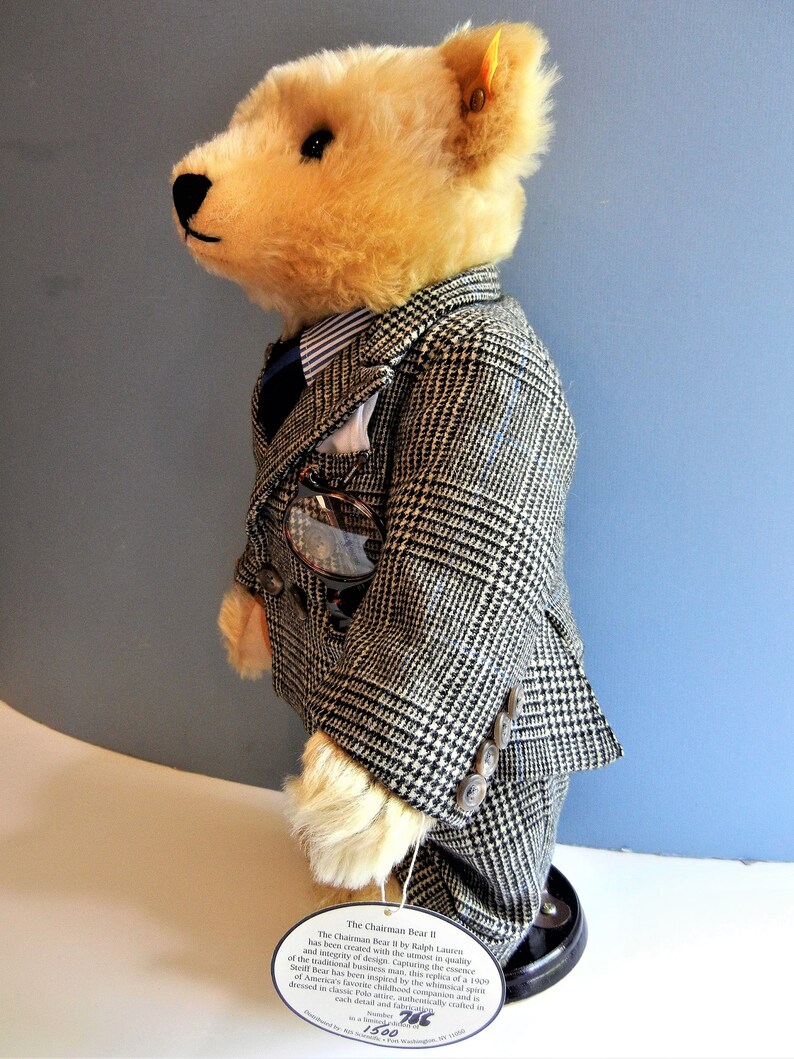 Steiff Ralph Lauren Polo Chairman of the Board Teddy Bear | Etsy