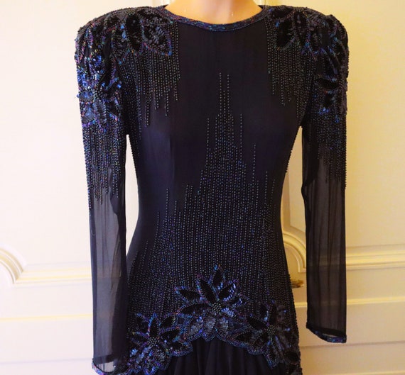 SALE PRICED - Womens Beaded Cocktail Party Dress … - image 2