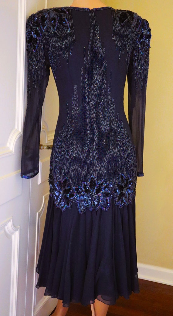 SALE PRICED - Womens Beaded Cocktail Party Dress … - image 3