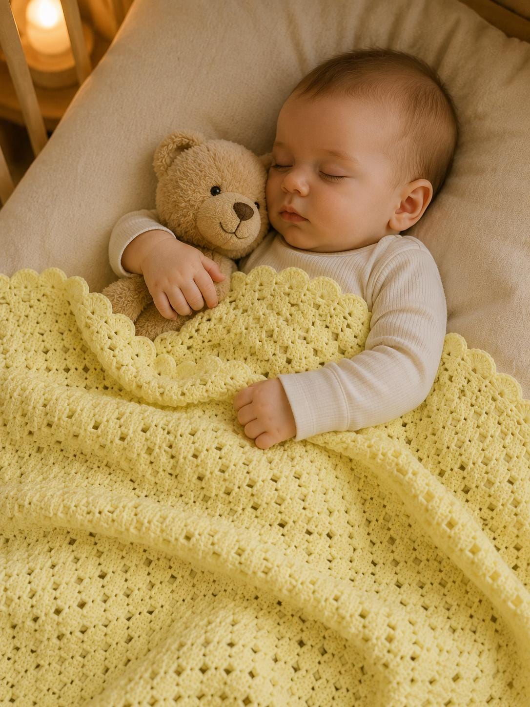 Sunshine Baby Blanket Crochet Pattern Corner to Corner