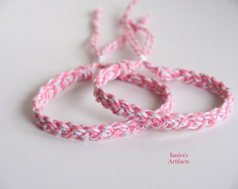 Friendship bracelets, Braided cotton bracelets, Boho jewelry, Best friends gift, Girls gifts