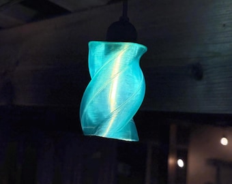 4-Pack Tri Twist Lamp- Wavy Translucent String Light Covers