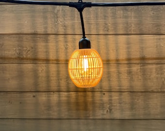 Basket Sphere Lamp Collection - String Light Covers