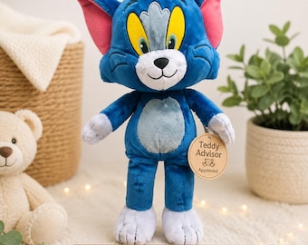 Llavero de peluche de gato de dibujos animados – Colgante de peluche suave