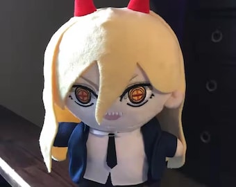 Peluche de chica demonio de anime – Muñeca chibi gótica adorable