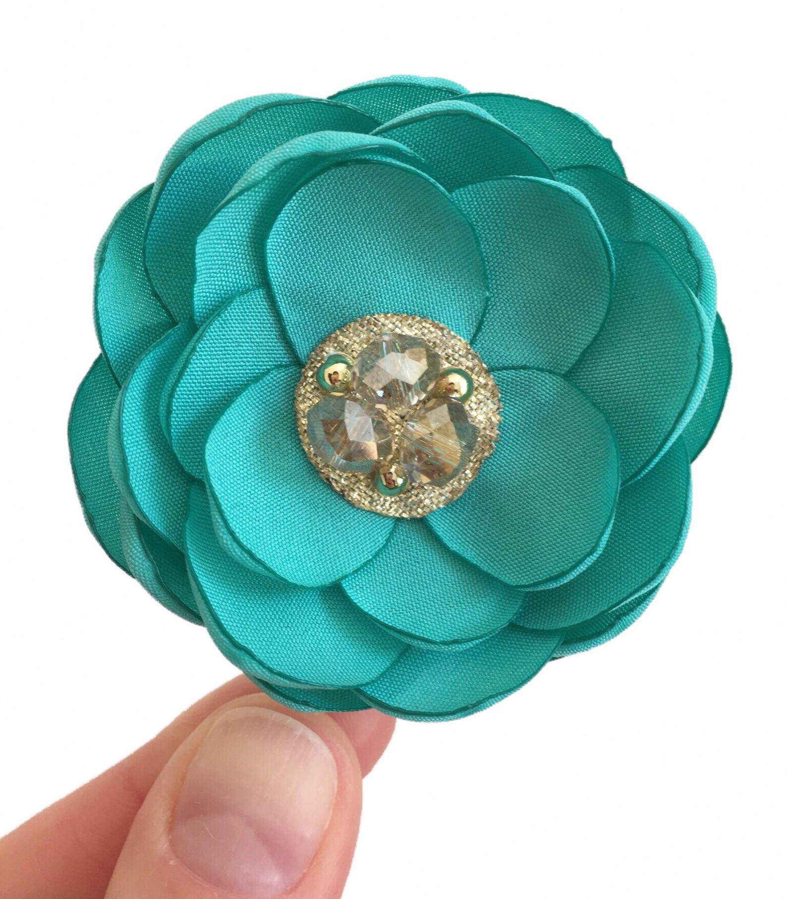 Green jade hair flower hair clip jade bridesmaid hair clip Etsy