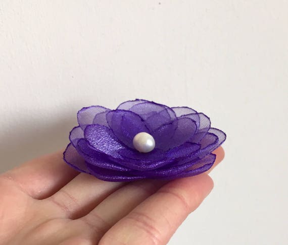 Fuchsia Hot Pink Turquoise Purple Hair Flowers Transparent Etsy