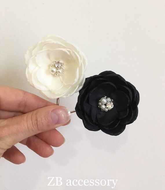 Handgemachte Stoff Blume Haarnadel Mädchen Blumen Haarschmuck Haarspange