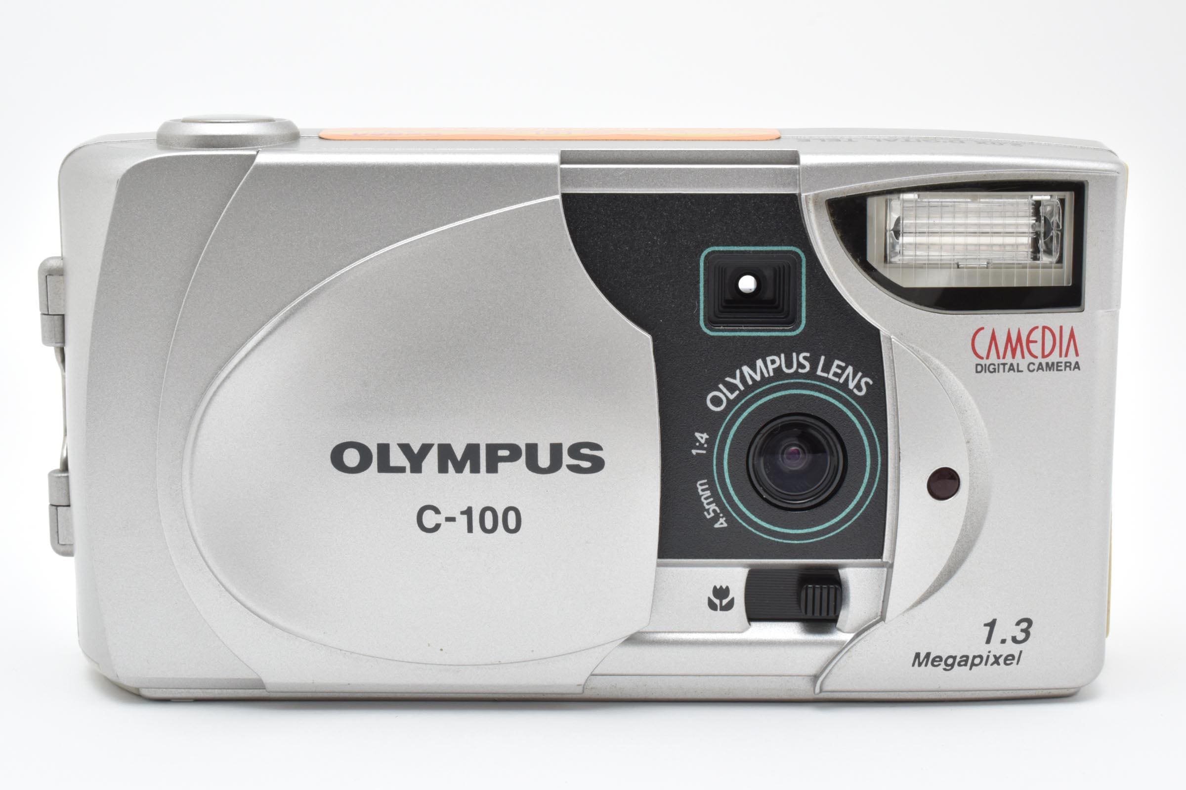 Olympus Camedia C-100 1.3MP Digital Camera Silver From Japan #8001