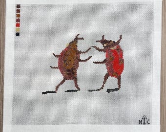 La Grande Divisione Insetti Danzanti Tela Ricamo