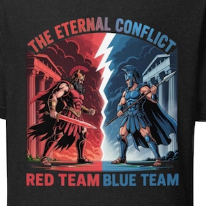 Red Team Blue Team T-Shirt | Funny Cybersecurity Gift | The Eternal Conflict | Infosec Hacker Tee | Pentester SOC Gift