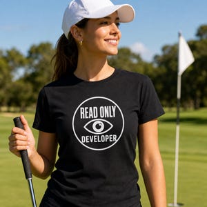 Read Only Developer Shirt, Funny SQL Database Access Tee