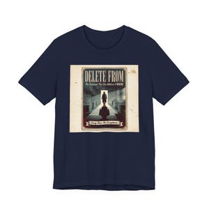DELETE FROM SQL Server Tee, Database Programmer Humor, Retro Noir Shirt image 6