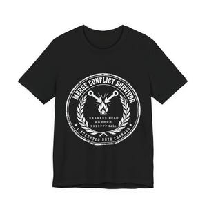 Camiseta de superviviente de conflicto de fusión, camiseta divertida para programadores y desarrolladores de Git imagen 3