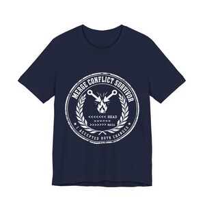 Camiseta de superviviente de conflicto de fusión, camiseta divertida para programadores y desarrolladores de Git imagen 6